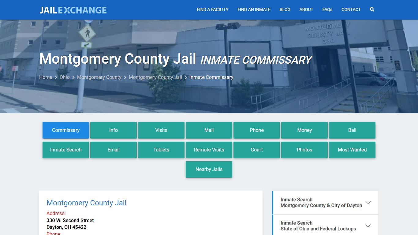 Inmate Commissary, Care Packs - Montgomery County Jail, OH